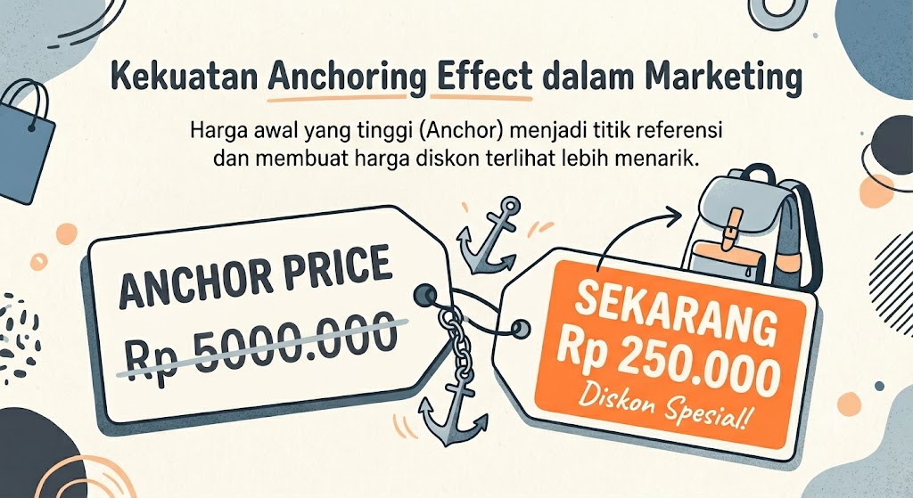 Apa yang Dimaksud Anchoring Effect dalam marketing? (Berdasarkan Studi Psikologi)